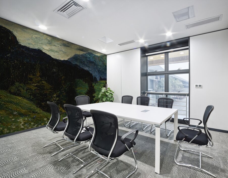 Kochel—Mountains with Firs [1902] by Wassily Kandinsky [1866–1944] Wall Printing