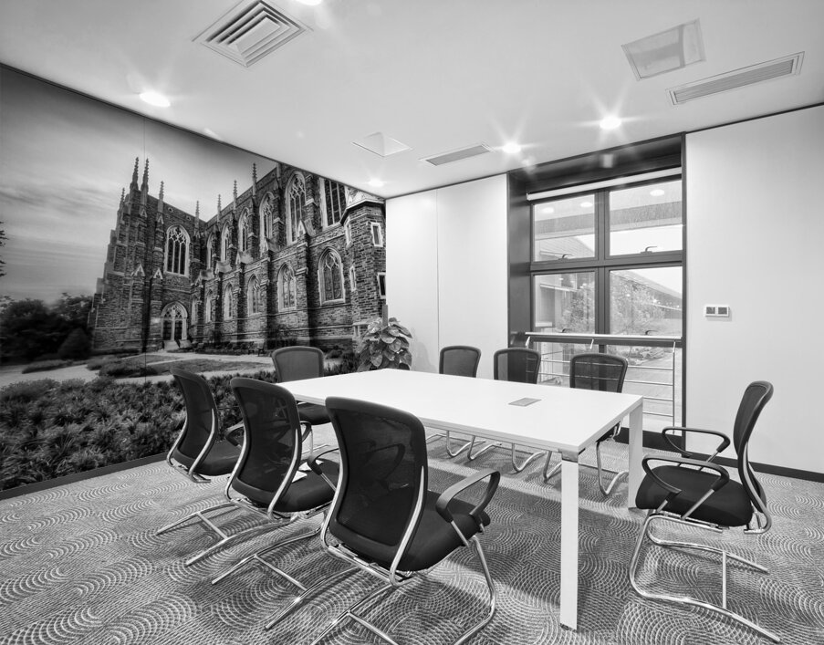 Duke Chapel Architecture in Black and White – Durham NC Wall Printing