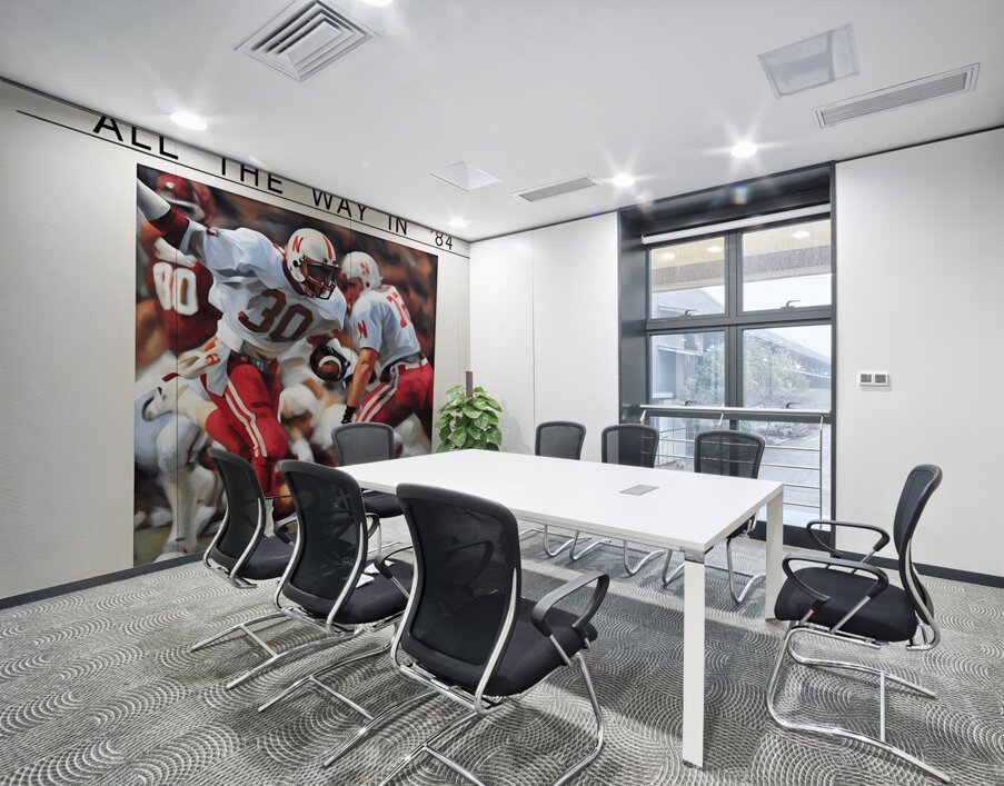 Huskers All the Way in 84 Wall Printing