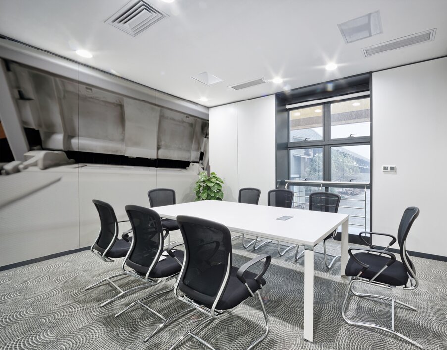 Dirty with printing dust from toner open paper tray on the vintage laser printer Wall Printing