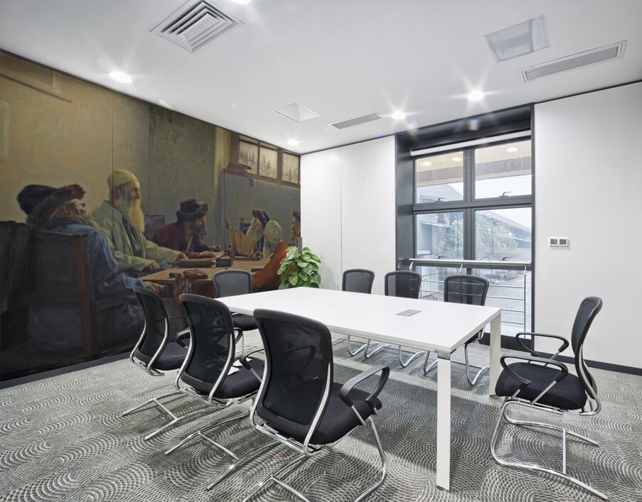 The Seven Rabbis in Jerusalem by Theodoros Ralli [1852–1909] Wall Printing