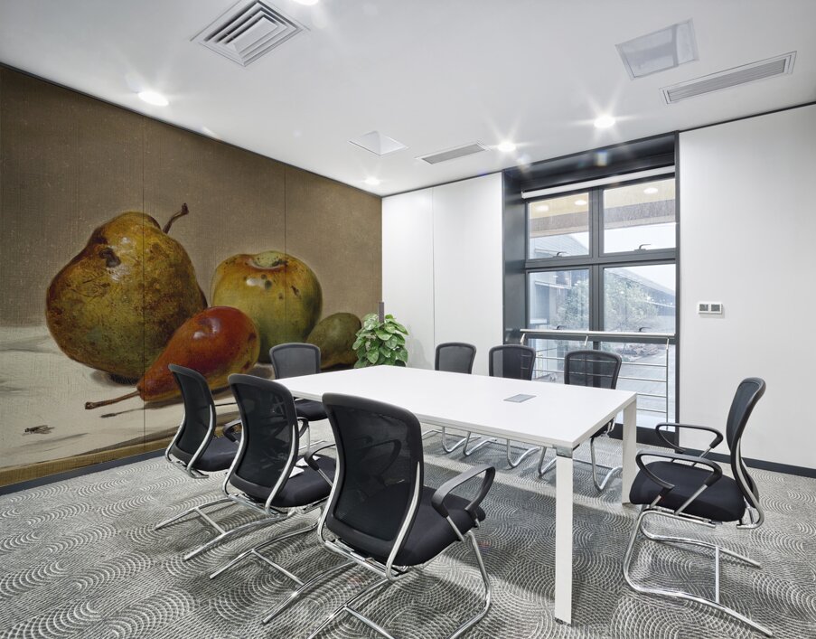 Three Pears and an Apple [1857] by David Johnson [1827–1908] Wall Printing