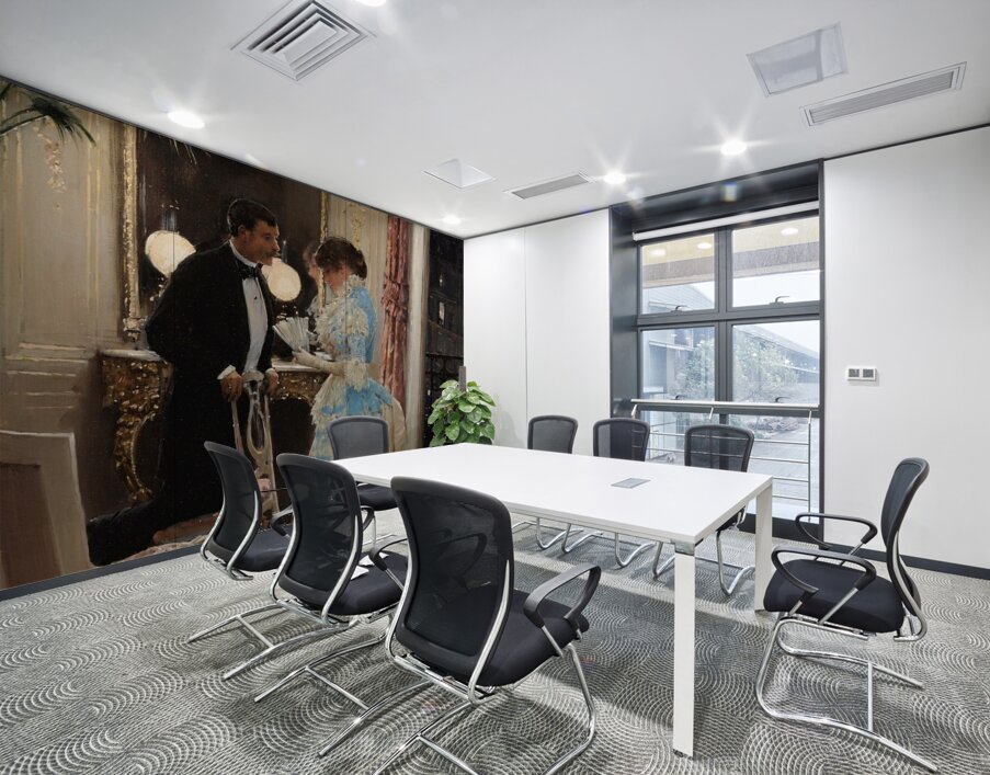 La Conversation by Jean Béraud [1849–1935] Wall Printing