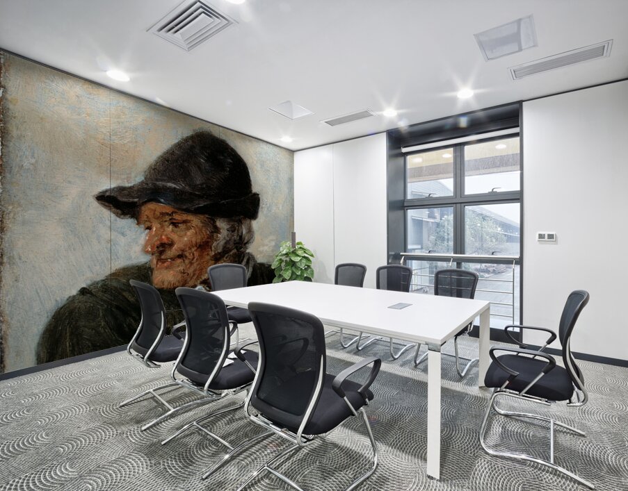 A Peasant by David Teniers The Younger [1610–1690] Wall Printing