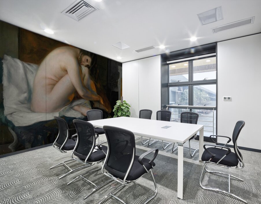 Before The Fire [1912] by Julius Leblanc Stewart [1855–1919] Wall Printing