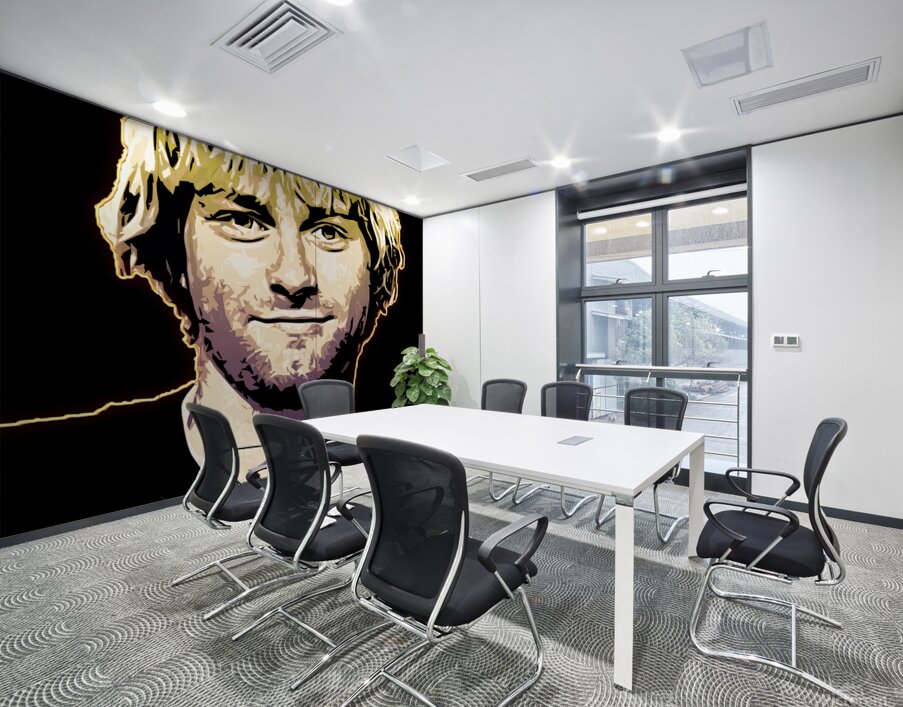 Pop Art Cobain Wall Printing