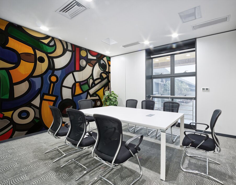 Abstract Composition 7H29PZ 48 Wall Printing