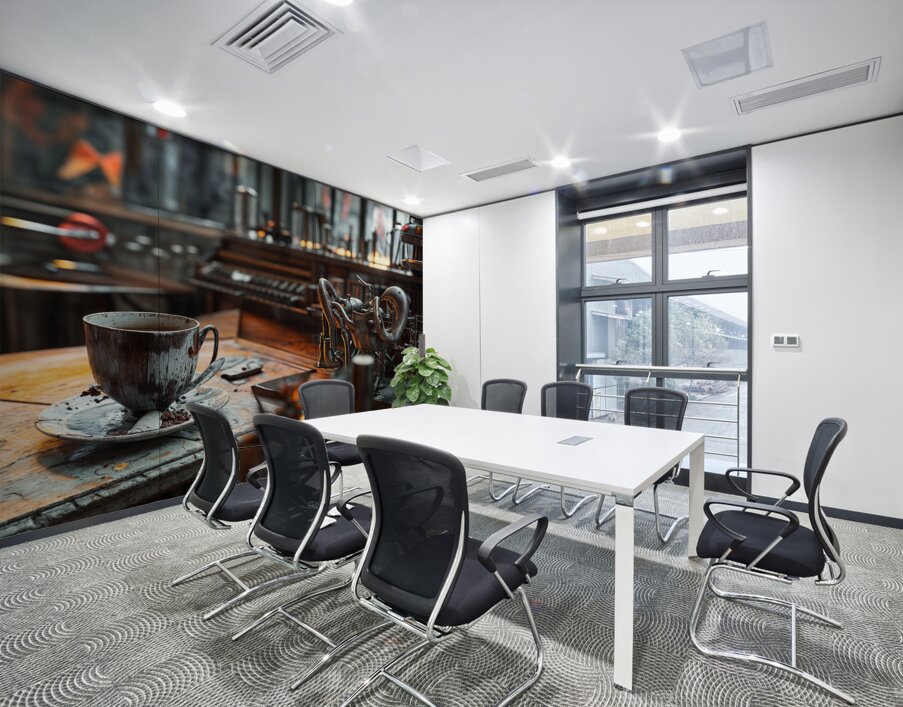  Solitary Teacup  Wall Printing