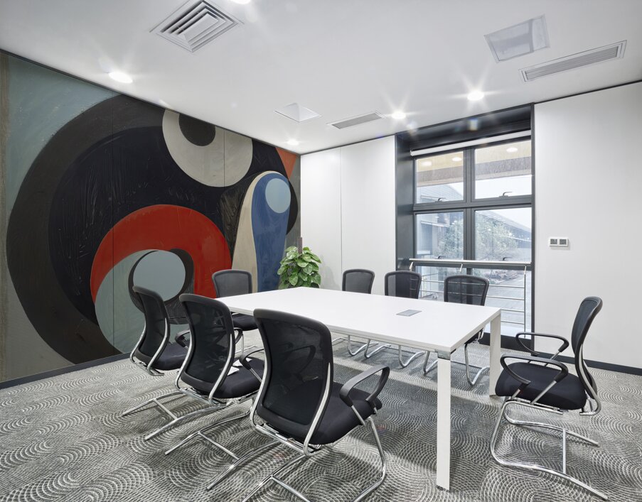 Abstract Circles Dance 7892B 45 Wall Printing