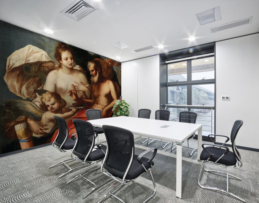 Venus and Cupid. Jupiter and Mercury [17th Century] by Venetian School [16th–20th Century] Wall Printing