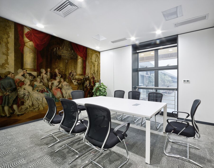 The Recital by Carl Schweninger. Jr [1854–1903] Wall Printing