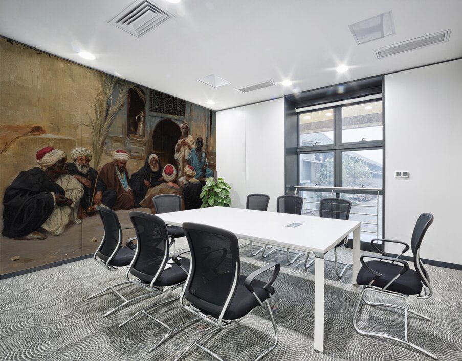 A Council Of Elders by Ludwig Deutsch [1855–1935] Wall Printing