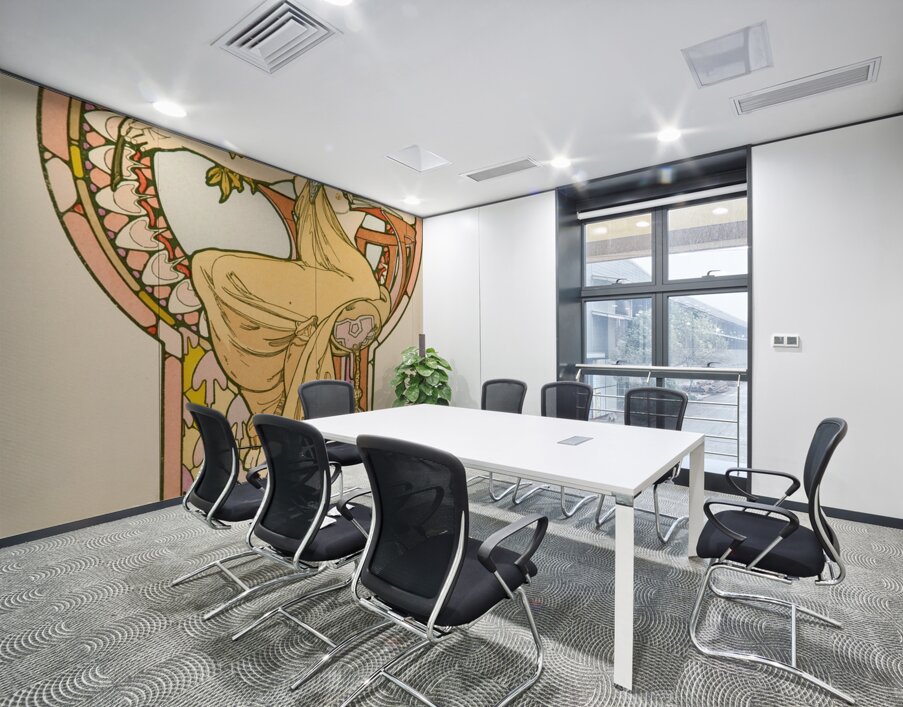 Seated Woman. Plate no. 48 from Documents Décoratifs [1901] by Alphonse Mucha [1860–1939] Wall Printing