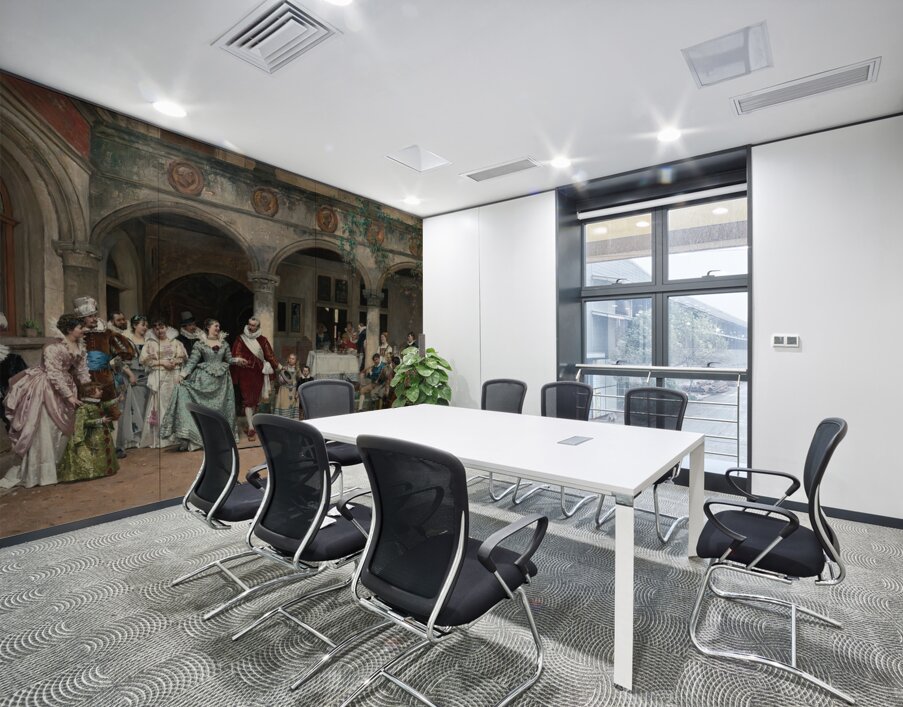 Les Noces D’argent [1879] by Adrien Moreau [1843–1906] Wall Printing