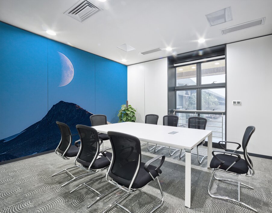 Moon over Kenai Wall Printing