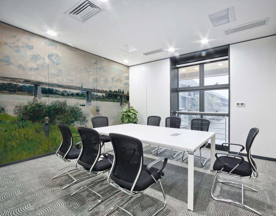 The Promenade with the Railroad Bridge. Argenteuil [1874] by Claude Monet [1840–1926] Wall Printing