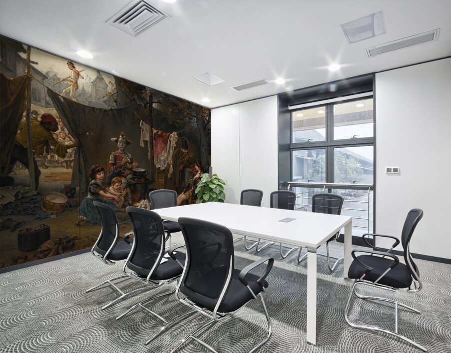 Behind The Scenes by Ludwig Knaus [1829–1921] Wall Printing