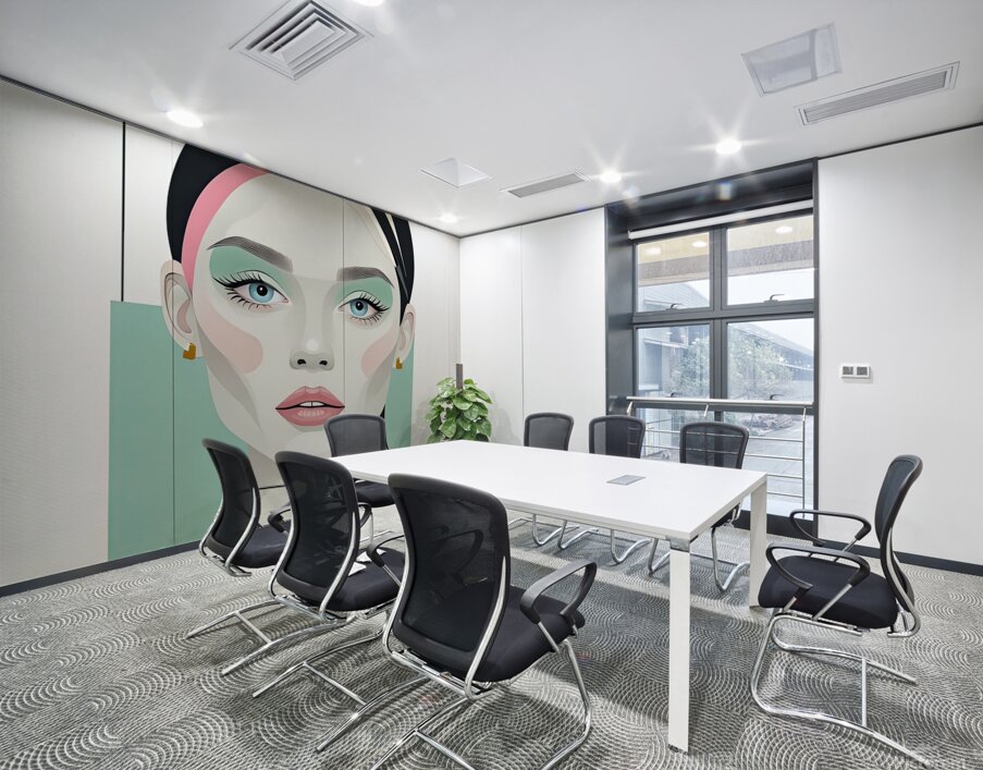 THE CHARM OF MAKE UP Wall Printing