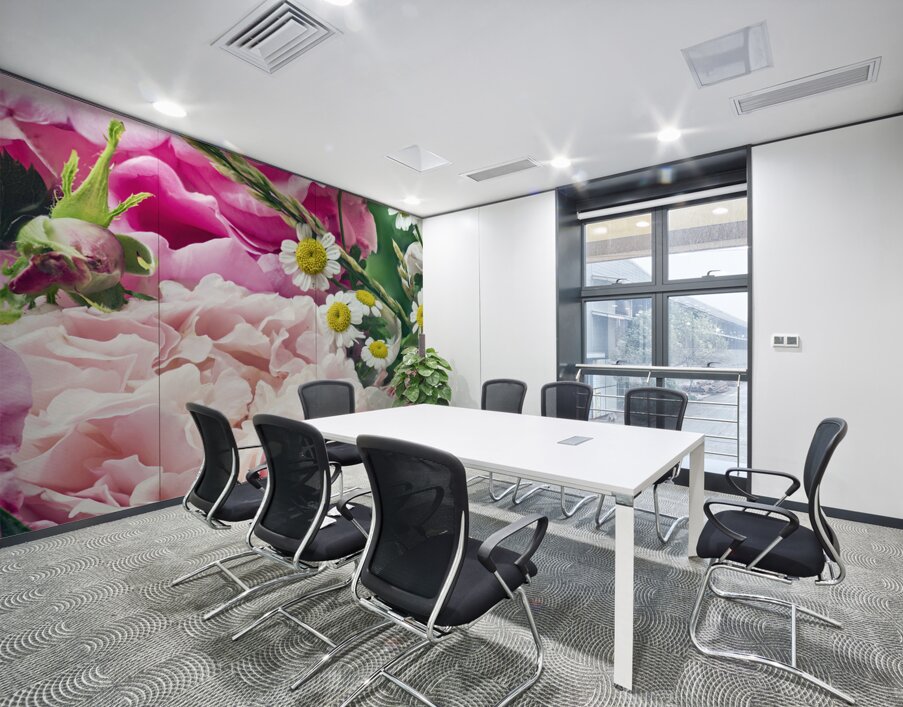 Abundant flowers Wall Printing