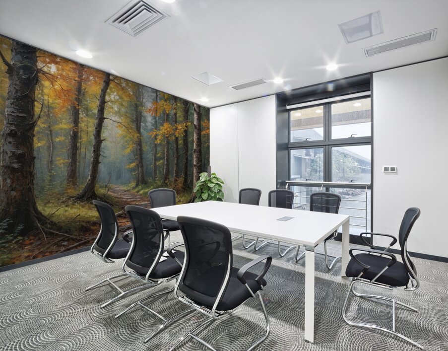 Autumn Forest Pathway Wall Printing