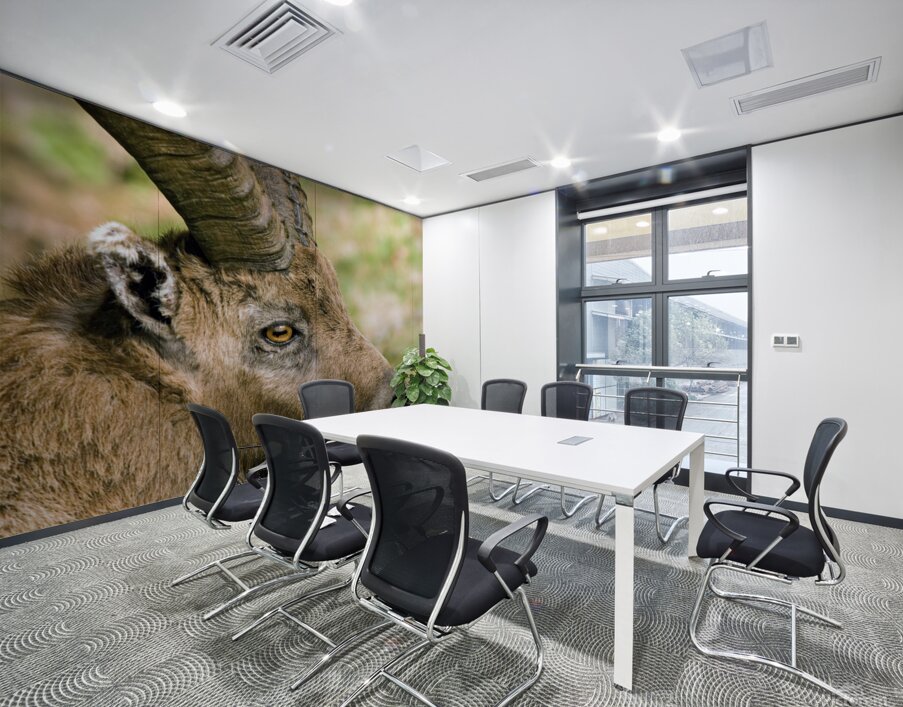 HORNS AND BEARD Wall Printing