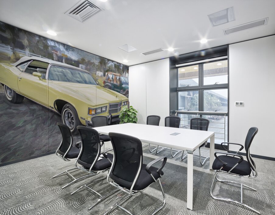 1975 Yellow Pontiac Grandville Brougham Convertible X1 10 Wall Printing