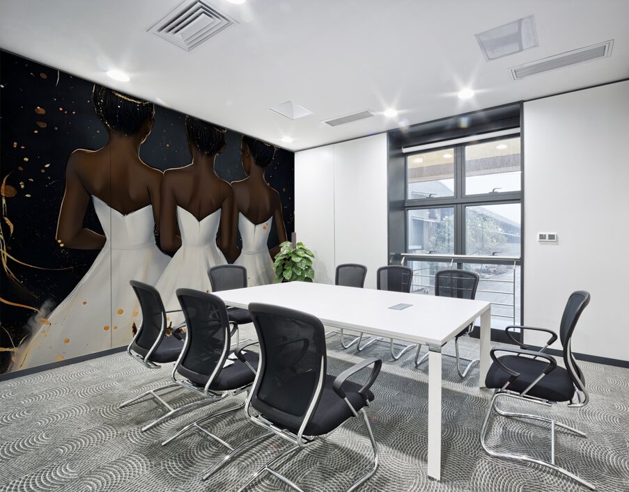 Queens in Unity 3 Wall Printing