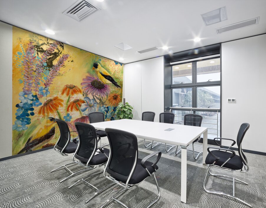 Summer Bloom Wall Printing