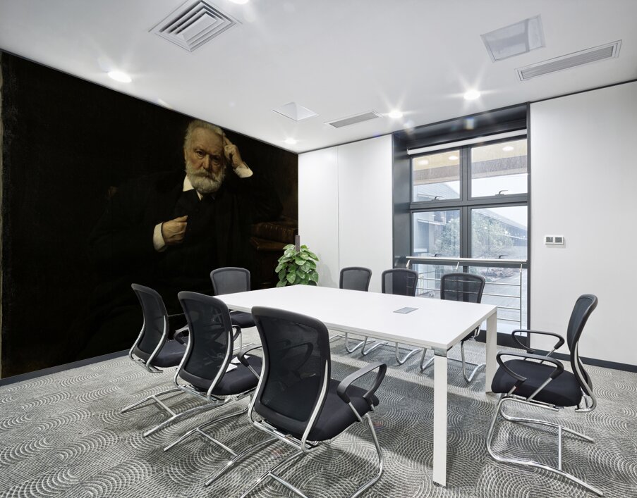 Portrait de M. Victor Hugo [1879] by Léon Bonnat [1833–1922] Wall Printing