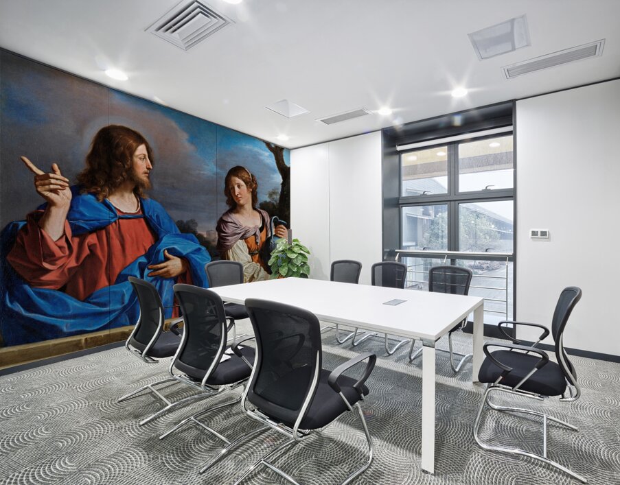 Jesús Y La Samaritana En El Pozo [C. 1640] by Guercino [1591–1666] Wall Printing