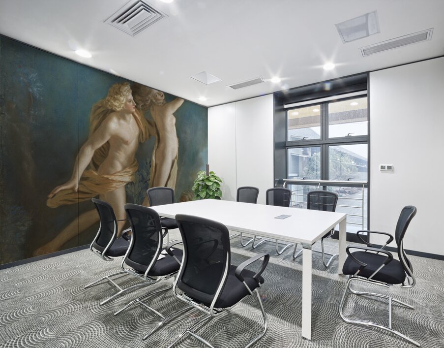 Apollo and Daphne [1736] by Jean–Etienne Liotard [1702–1789] Wall Printing