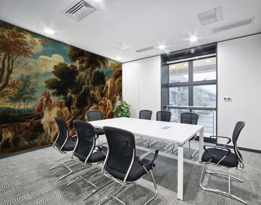 Nymphs Cutting Off Pan’s Beard [C. 1640] by Jacob Jordaens [1593–1678] Wall Printing