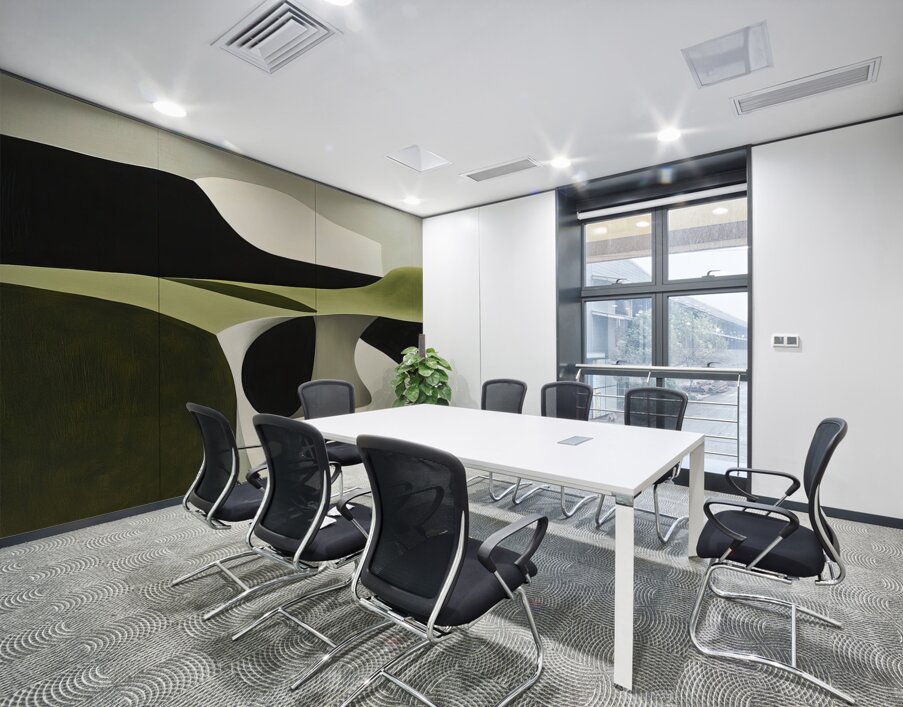 Abstract Forms Interplay 7P3H2N 58 Wall Printing