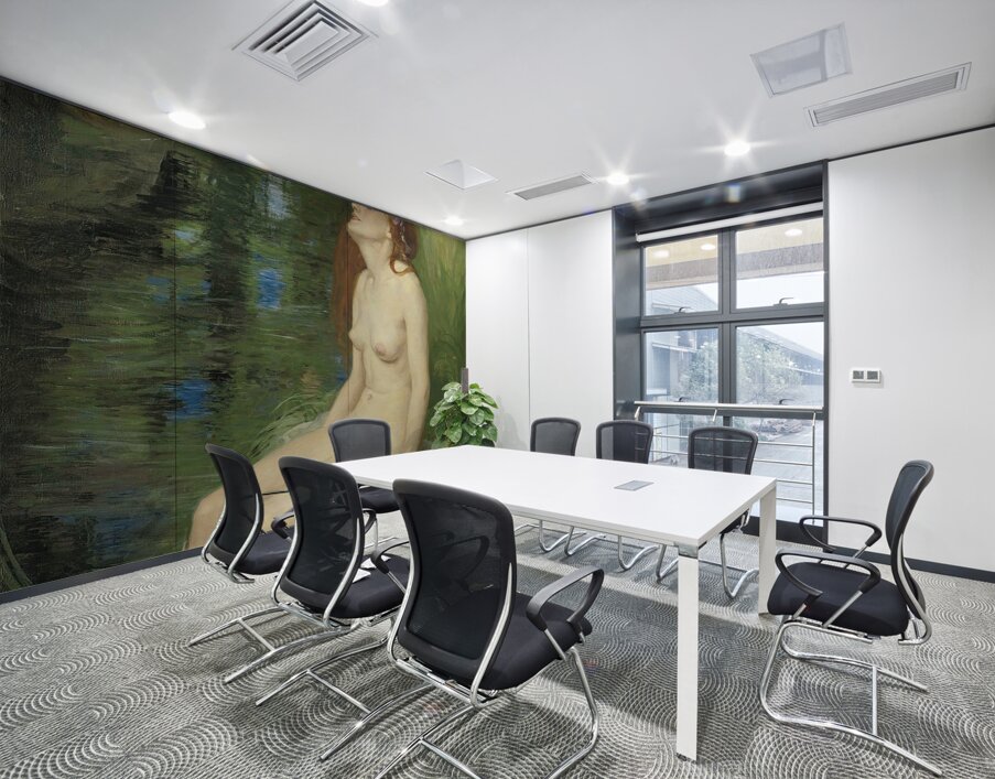 A nymph beside a pool [1910] by Reginald Granville Eves [1876–1941] Wall Printing