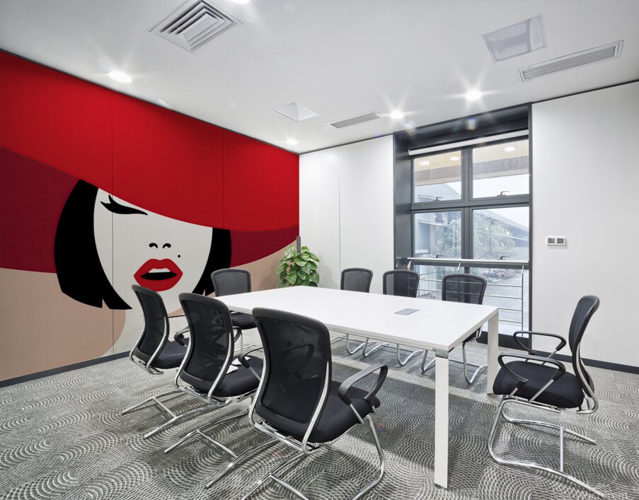 THE RED HAT Wall Printing