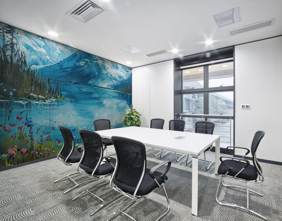 Alpine Lake Reverie 7892B4 45 Wall Printing