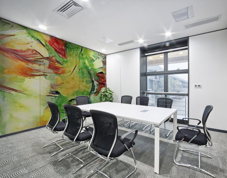Silhouette of a Dancer Wall Printing