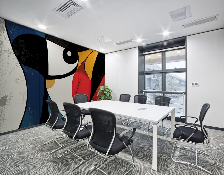 Abstract Visage K29H7N 47 Wall Printing