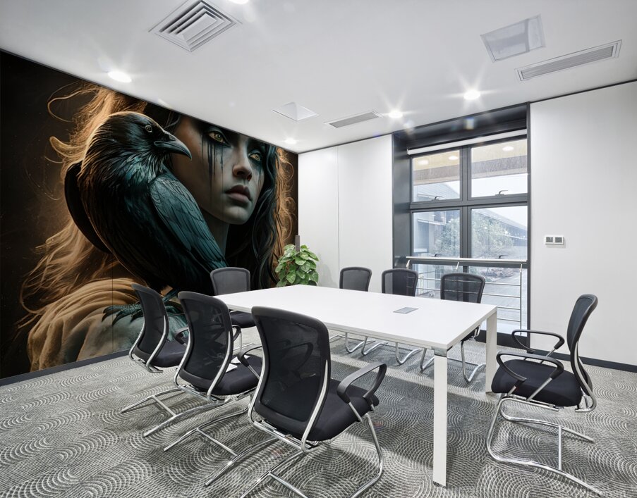 sahirah oil paintin Wall Printing