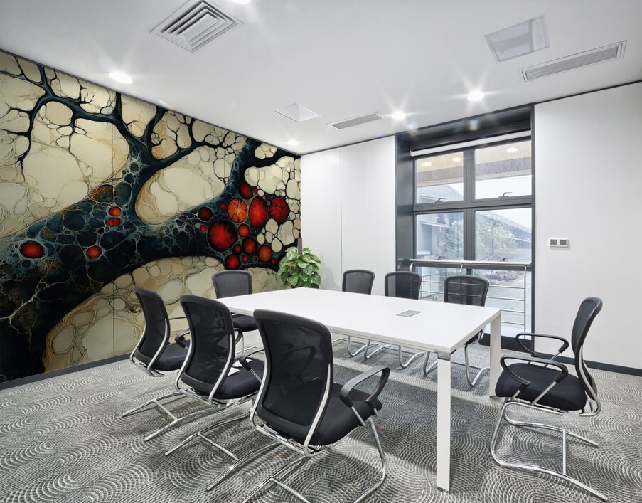 Arterial Bloom ZH329N 55 Wall Printing