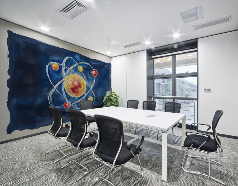 Atomic Orbit Dance 29HBCJ 45 Wall Printing