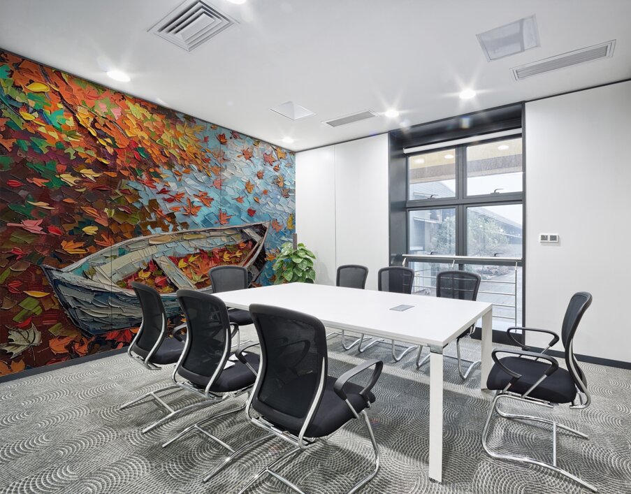 Autumn Boat Reverie JH293N 63 Wall Printing