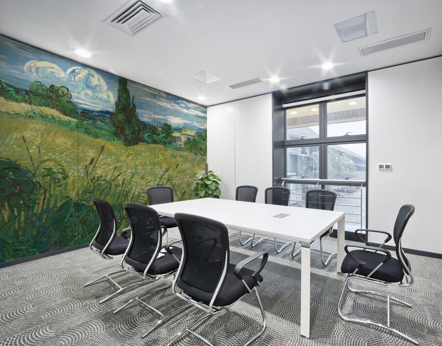 Green Field [1889] by Vincent van Gogh [1853–1890] Wall Printing