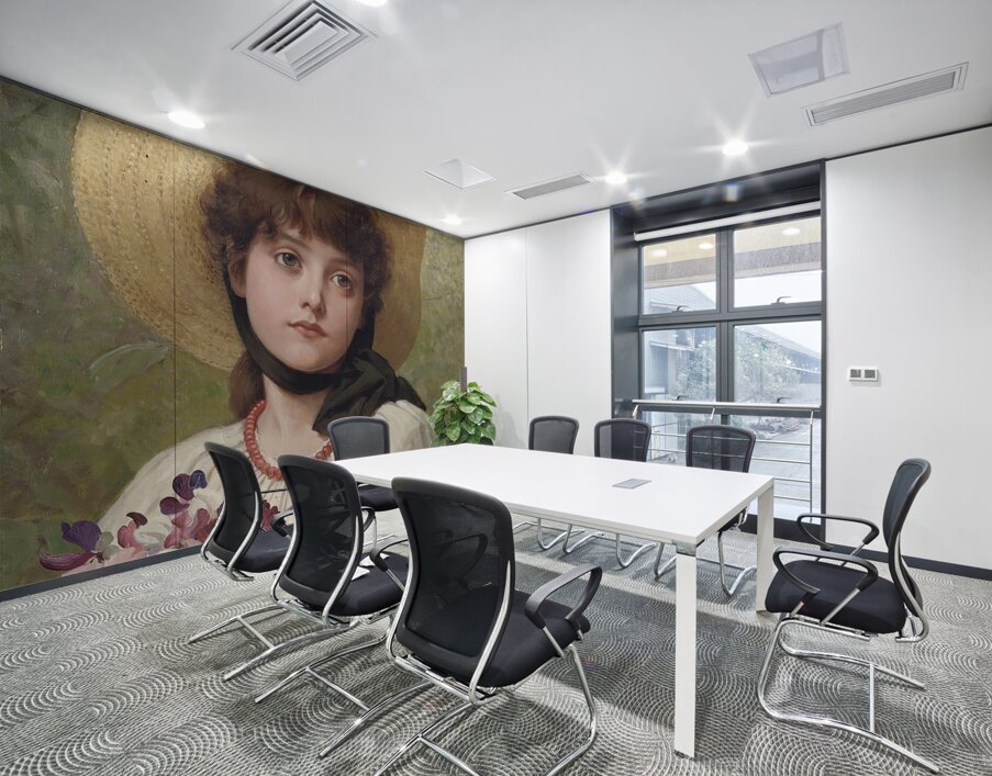 Sweetpeas by George Dunlop Leslie [1835–1921] Wall Printing