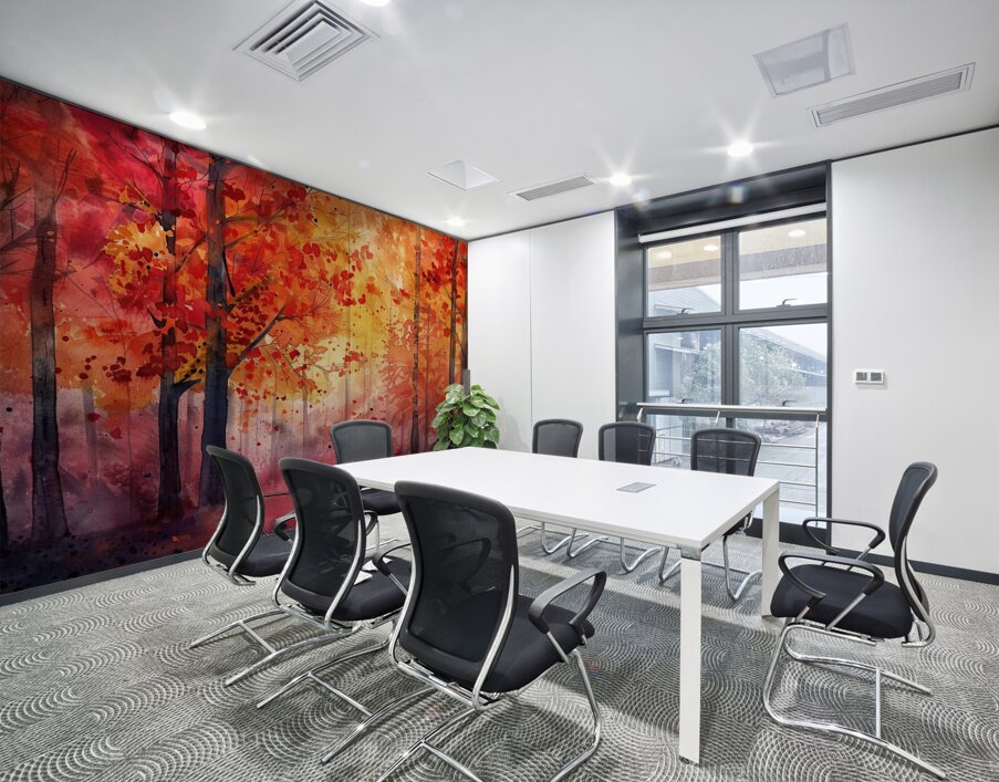 Autumn Forest Glow H2N9P4 57 Wall Printing