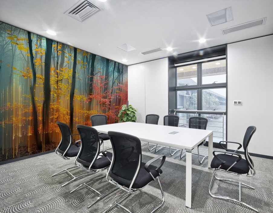 Autumn Light Forest ZX987N 60 Wall Printing