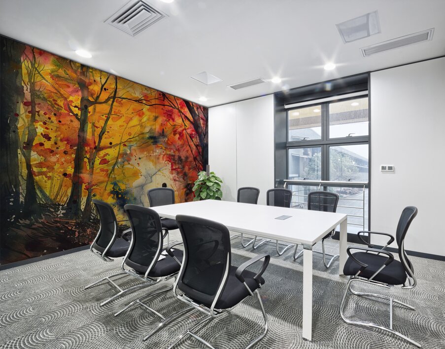 Autumn Path 79B2D3 55 Wall Printing