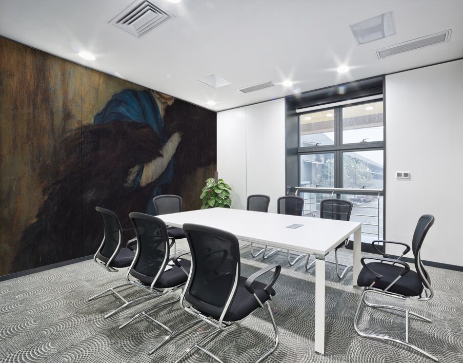 Portrait of a Lady in Blue [1897–1905] by Raimundo de Madrazo y Garreta [1841–1920] Wall Printing