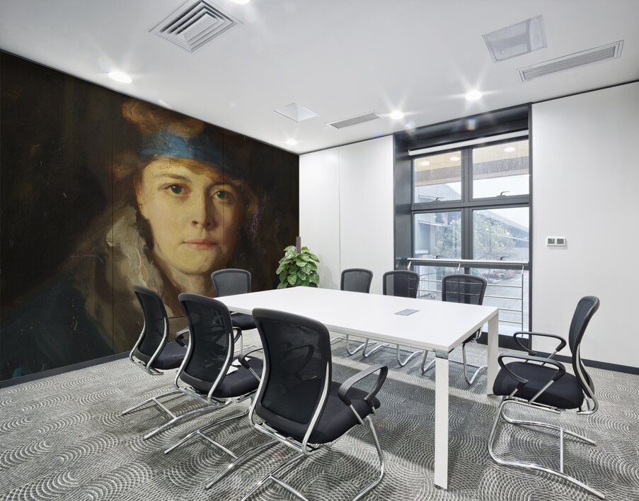 Baroness d’Estournelle de Constant [1922] by Bernhard Österman [1870–1938] Wall Printing