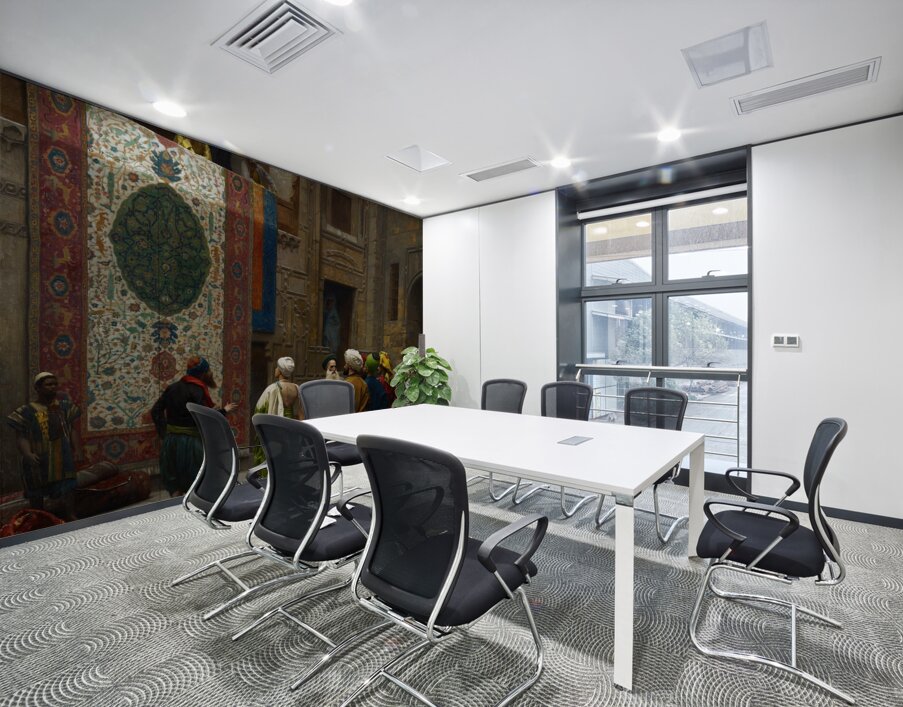 The Carpet Merchant [circa 1887] by Jean–Léon Gérôme [1824–1904] Wall Printing